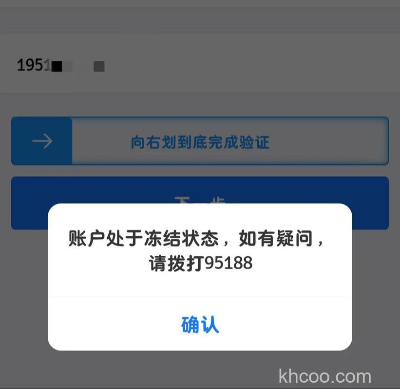支付宝在登录个人网上银行专业版时为何系统提示客户号已经被冻结