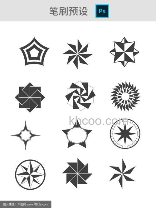 ps简单制作变化的几何图形