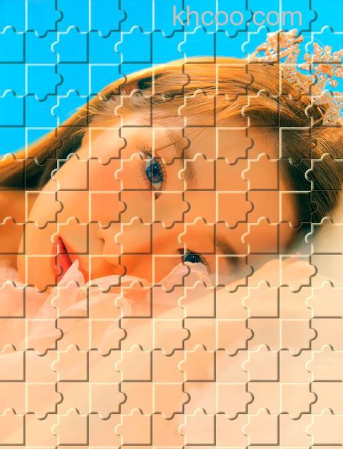 PS将图片制作成拼图效果