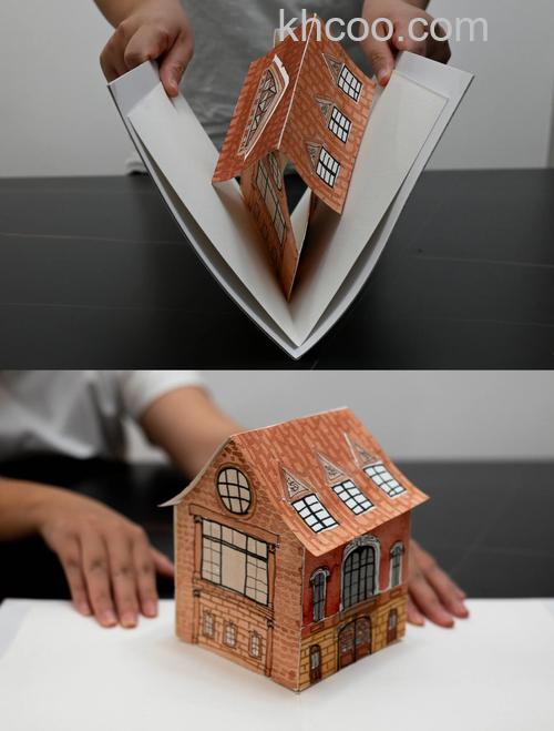 用PS简单制作立体书