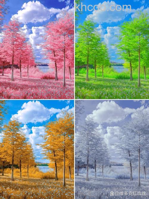 如何用PS制作漂亮的四色风景图