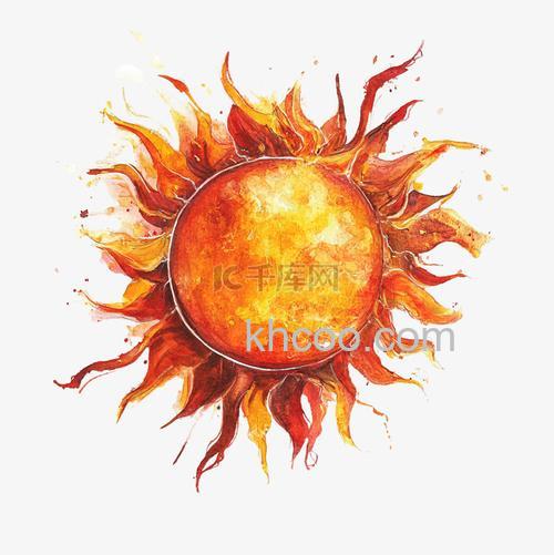PS如何绘制一个激情燃烧的火红的太阳