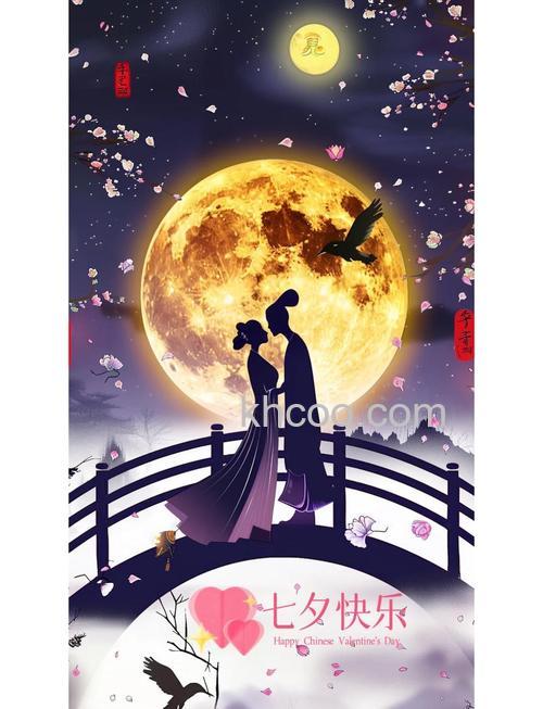 Photoshop设计浪漫温馨的七夕情人节海报