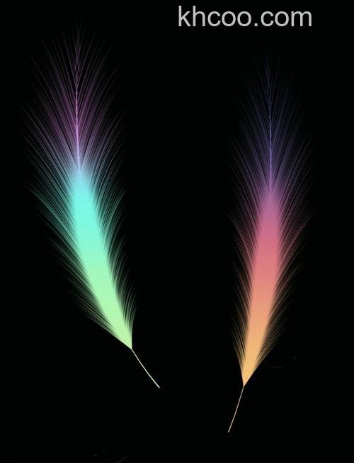 PS怎么画出轻扬飞舞的羽毛