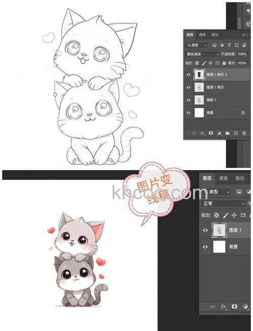 ps线稿图形该怎么整理线条