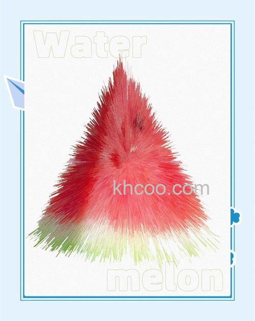 怎么利用ps滤镜制作逼真的西瓜