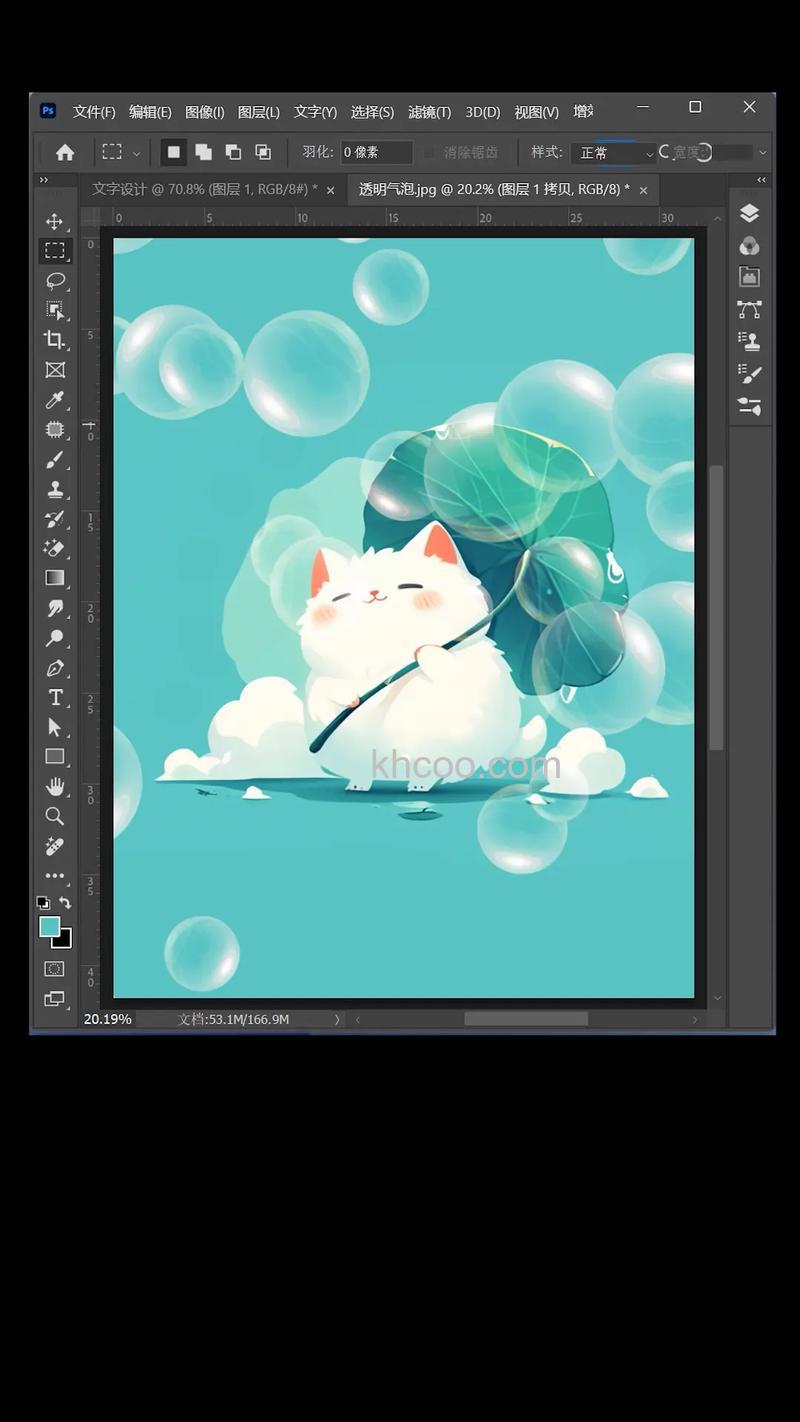 PS如何制作一个真实的泡泡