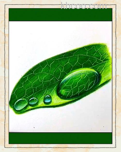 Photoshop如何为树叶加上剔透的小露珠