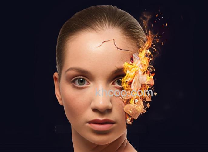 PS如何打造酷炫十足的美女火焰人