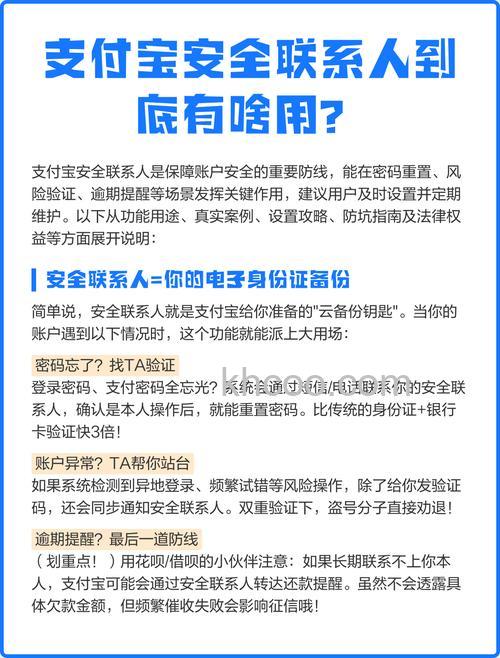 支付宝联系人的作用是什么