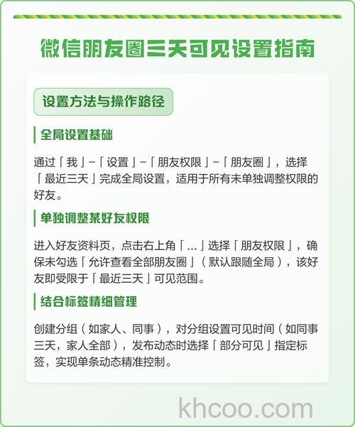 微信朋友圈怎么设置三天 微信朋友圈设置三天方法【教程】