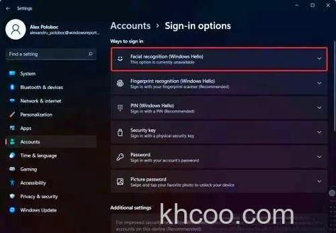 win11面部识别怎么设置 win11面部识别设置方法【教程】