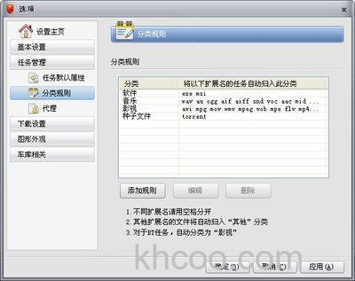 快车“任务管理”如何分类规则设置