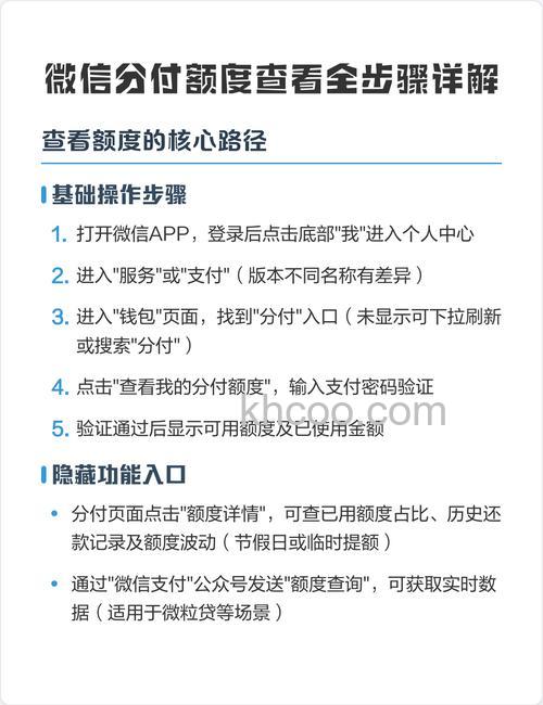 微信分付怎么查看额度 微信分付查看额度方法【教程】