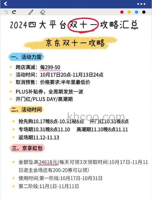 2023京东双十一什么时候开始 京东双十一开始时间介绍【详解】