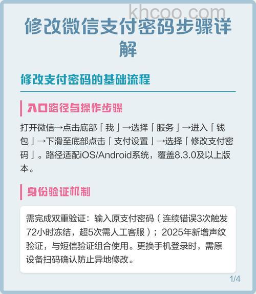 微信怎么更改支付密码 微信更改支付密码方法【教程】