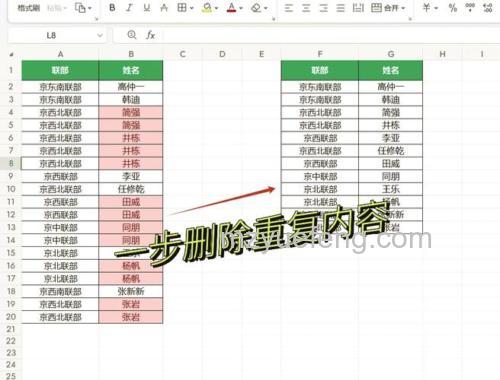 如何将wps表格中的重复项删除 wps表格中的重复项删除方法