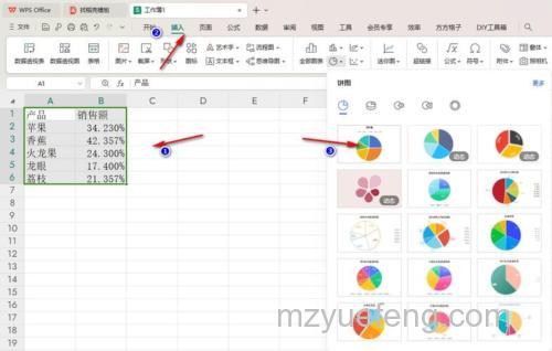 wps2019怎么修改图表比例 wps2019修改图表比例的方法