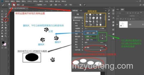 ps怎么设置画笔形状？ PS设置画笔的形状动态的教程