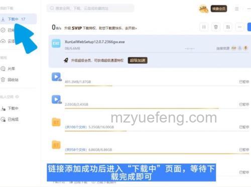 迅雷大全上如何进行下载管理